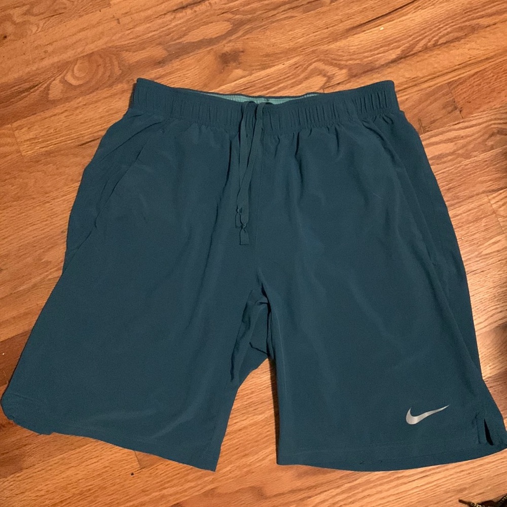 Teal Nike DRI-FIT shorts